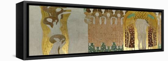 The Beethoven Frieze-Gustav Klimt-Framed Premier Image Canvas