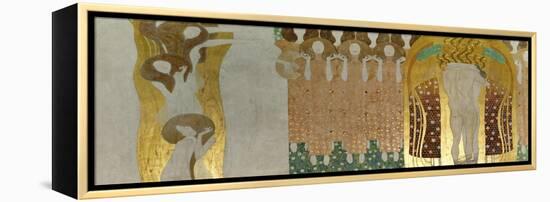 The Beethoven Frieze-Gustav Klimt-Framed Premier Image Canvas