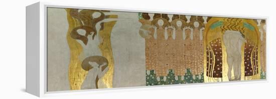 The Beethoven Frieze-Gustav Klimt-Framed Premier Image Canvas