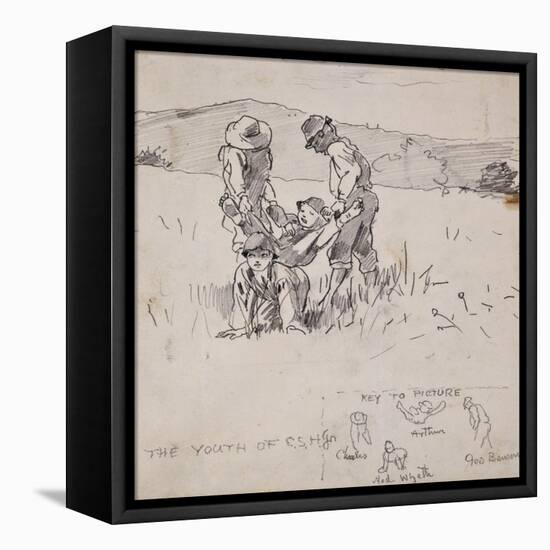 The Beetle and Wedge-Winslow Homer-Framed Premier Image Canvas