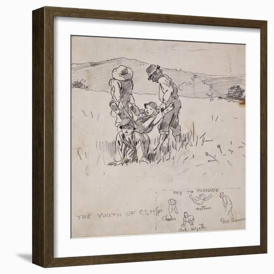 The Beetle and Wedge-Winslow Homer-Framed Giclee Print