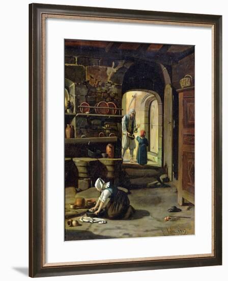 The Beggar, 1847-Francois Talec-Framed Giclee Print