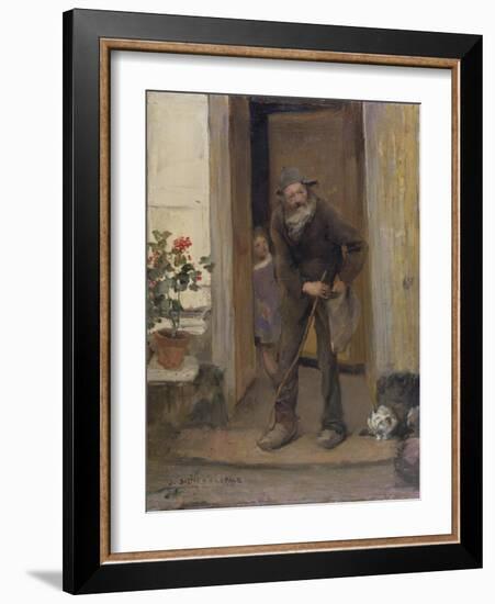 The Beggar, 1881-Jules Bastien-Lepage-Framed Giclee Print