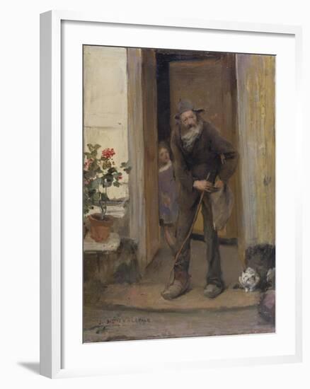 The Beggar, 1881-Jules Bastien-Lepage-Framed Giclee Print