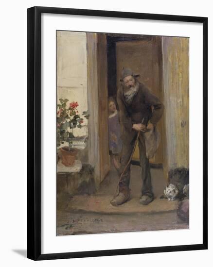 The Beggar, 1881-Jules Bastien-Lepage-Framed Giclee Print