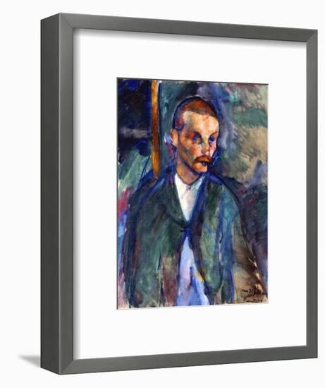 The Beggar of Livorno, August 1909-Amedeo Modigliani-Framed Premium Giclee Print