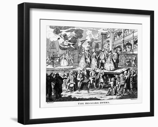 The Beggar's Opera - etching by William Hogarth-William Hogarth-Framed Giclee Print