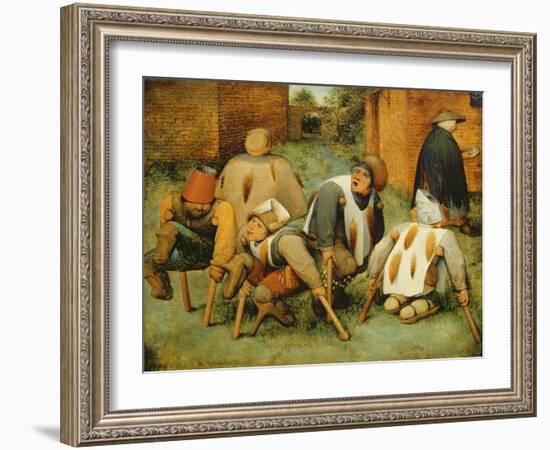 The Beggars, 1568-Pieter Bruegel the Elder-Framed Giclee Print