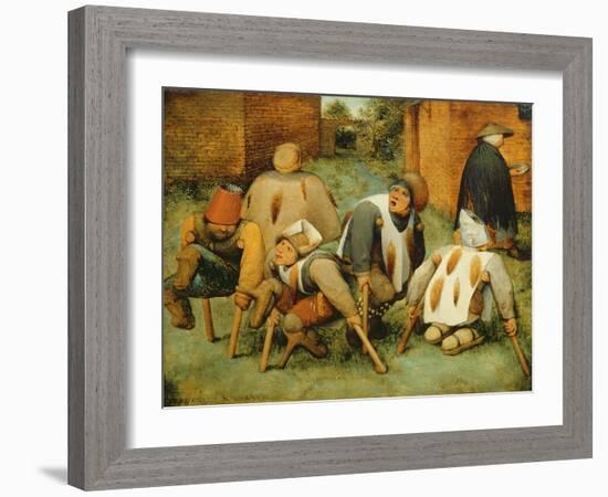 The Beggars, 1568-Pieter Bruegel the Elder-Framed Giclee Print