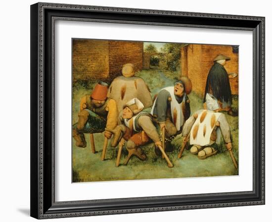 The Beggars, 1568-Pieter Bruegel the Elder-Framed Giclee Print