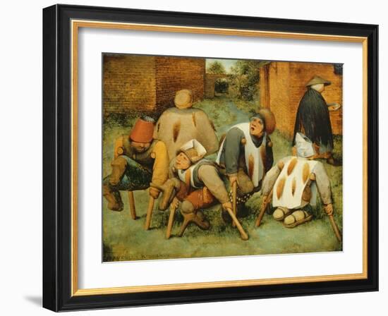 The Beggars, 1568-Pieter Bruegel the Elder-Framed Giclee Print