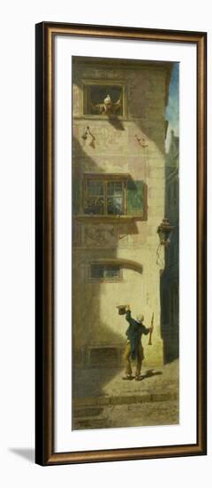 The Begging Musician, ca. 1884-Carl Spitzweg-Framed Giclee Print