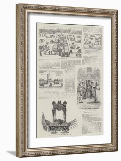 The Beginnings of Illustrated Journalism-null-Framed Giclee Print