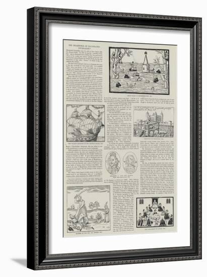 The Beginnings of Illustrated Journalism-null-Framed Giclee Print