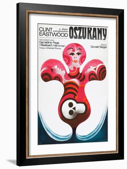 The Beguiled, Polish poster, 1971-null-Framed Art Print