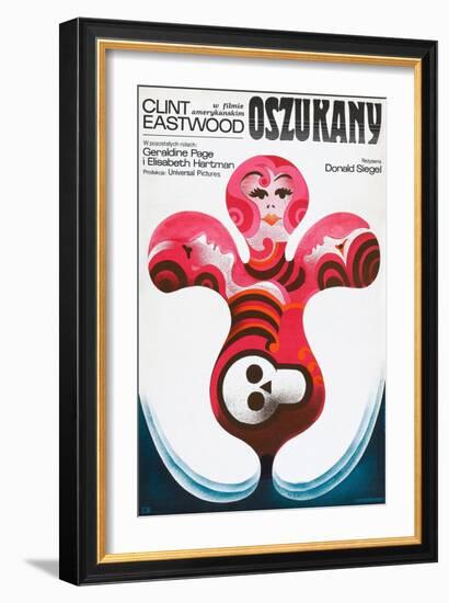 The Beguiled, Polish poster, 1971-null-Framed Art Print