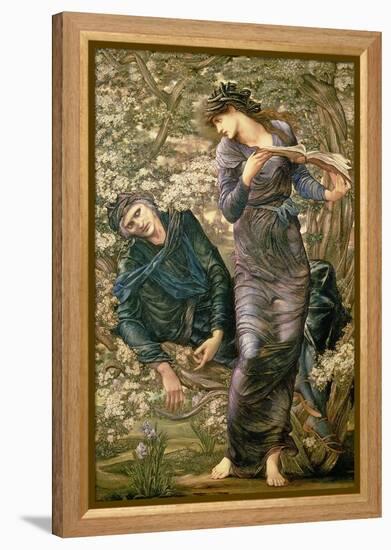 The Beguiling of Merlin, 1872-77-Edward Burne-Jones-Framed Premier Image Canvas