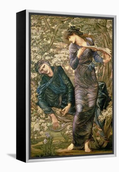 The Beguiling of Merlin, 1872-77-Edward Burne-Jones-Framed Premier Image Canvas