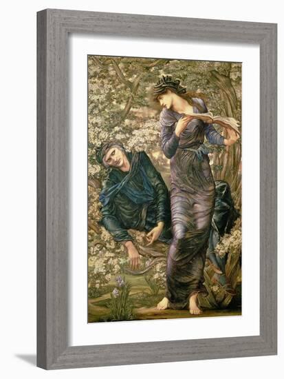 The Beguiling of Merlin, 1872-77-Edward Burne-Jones-Framed Giclee Print