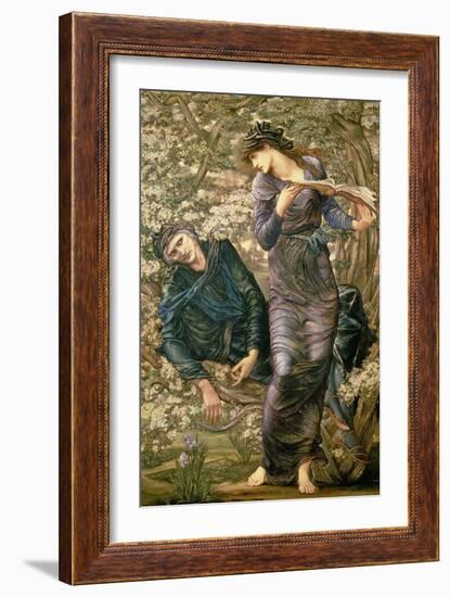 The Beguiling of Merlin, 1872-77-Edward Burne-Jones-Framed Giclee Print