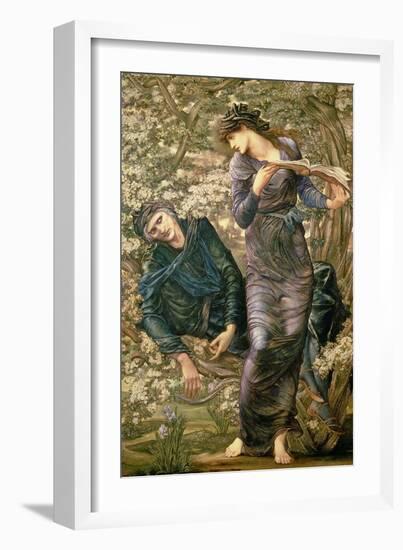 The Beguiling of Merlin, 1872-77-Edward Burne-Jones-Framed Giclee Print