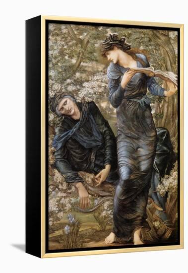 The Beguiling of Merlin-Edward Burne-Jones-Framed Stretched Canvas