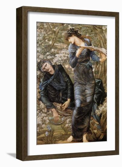 The Beguiling of Merlin-Edward Burne-Jones-Framed Art Print