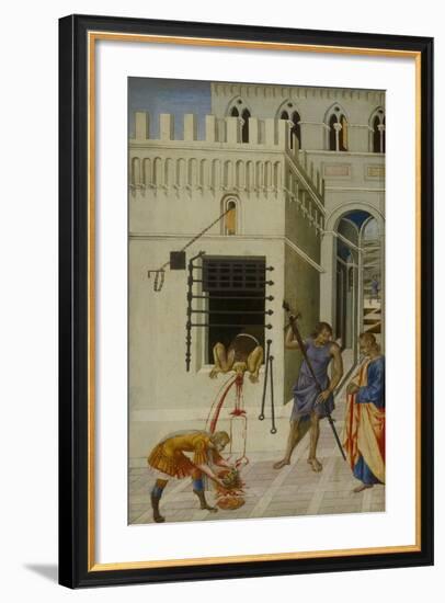 The Beheading of Saint John the Baptist, 1455-60-Giovanni di Paolo-Framed Giclee Print