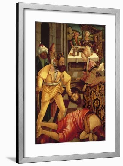 The Beheading of Saint John the Baptist-Erhard Altdorfer-Framed Giclee Print