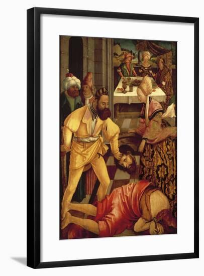 The Beheading of Saint John the Baptist-Erhard Altdorfer-Framed Giclee Print