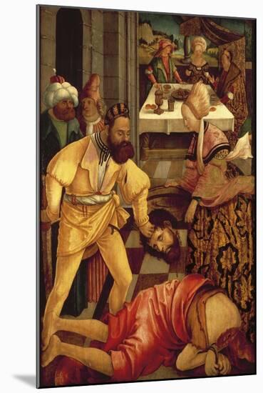 The Beheading of Saint John the Baptist-Erhard Altdorfer-Mounted Giclee Print