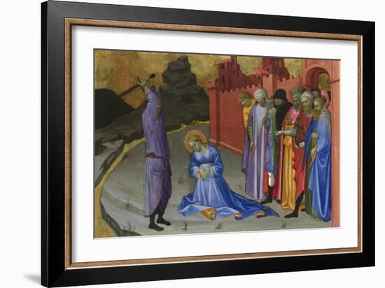 The Beheading of Saint Margaret, C.1410-Gherardo Starnina-Framed Giclee Print