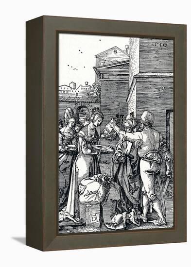 The Beheading of St John the Baptist, 1510-Albrecht Dürer-Framed Premier Image Canvas