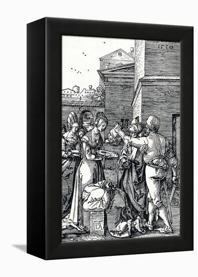 The Beheading of St John the Baptist, 1510-Albrecht Dürer-Framed Premier Image Canvas