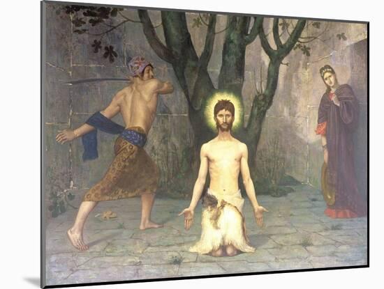 The Beheading of St. John the Baptist, 1869-Pierre Puvis de Chavannes-Mounted Giclee Print