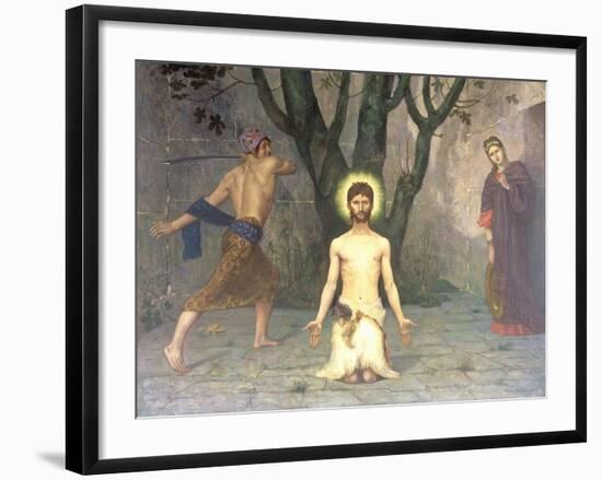 The Beheading of St. John the Baptist, 1869-Pierre Puvis de Chavannes-Framed Giclee Print