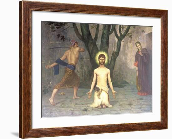 The Beheading of St. John the Baptist, 1869-Pierre Puvis de Chavannes-Framed Giclee Print