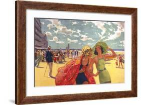 The Belgian Coast-Arthur C Michael-Framed Giclee Print