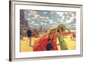 The Belgian Coast-Arthur C Michael-Framed Giclee Print