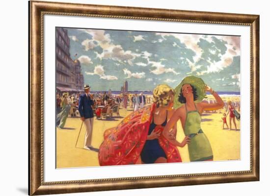 The Belgian Coast-Arthur C Michael-Framed Giclee Print