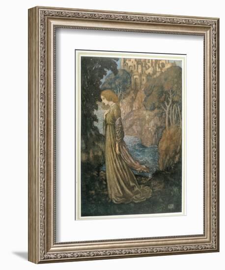 The Bell and Other Poems-Edmund Dulac-Framed Art Print