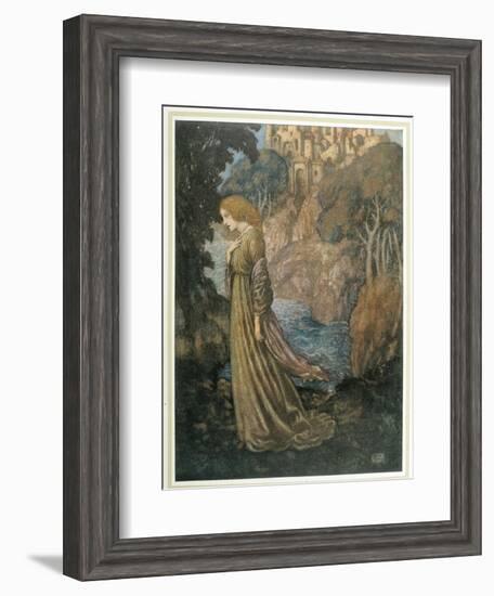 The Bell and Other Poems-Edmund Dulac-Framed Art Print