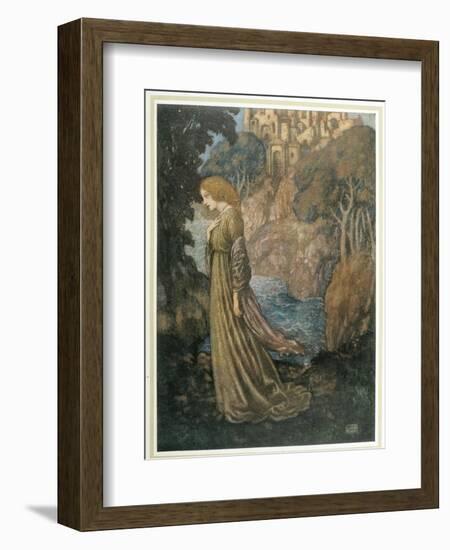 The Bell and Other Poems-Edmund Dulac-Framed Art Print