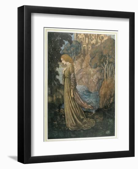 The Bell and Other Poems-Edmund Dulac-Framed Art Print