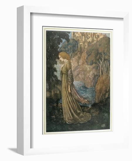 The Bell and Other Poems-Edmund Dulac-Framed Art Print