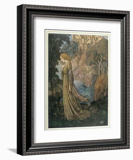 The Bell and Other Poems-Edmund Dulac-Framed Art Print