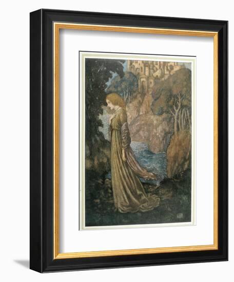 The Bell and Other Poems-Edmund Dulac-Framed Art Print