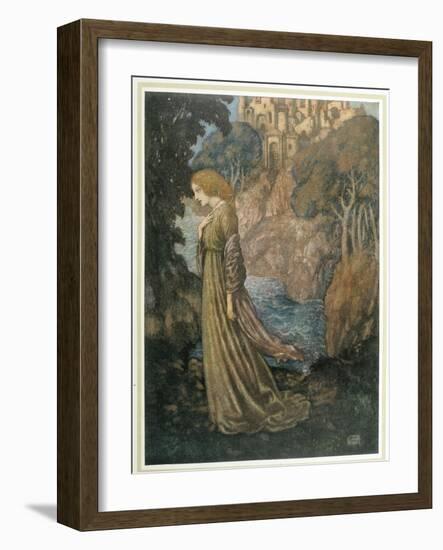 The Bell and Other Poems-Edmund Dulac-Framed Art Print