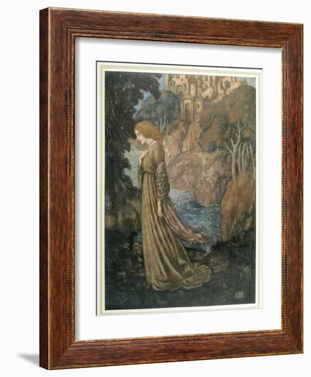 The Bell and Other Poems-Edmund Dulac-Framed Art Print