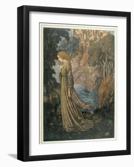 The Bell and Other Poems-Edmund Dulac-Framed Art Print